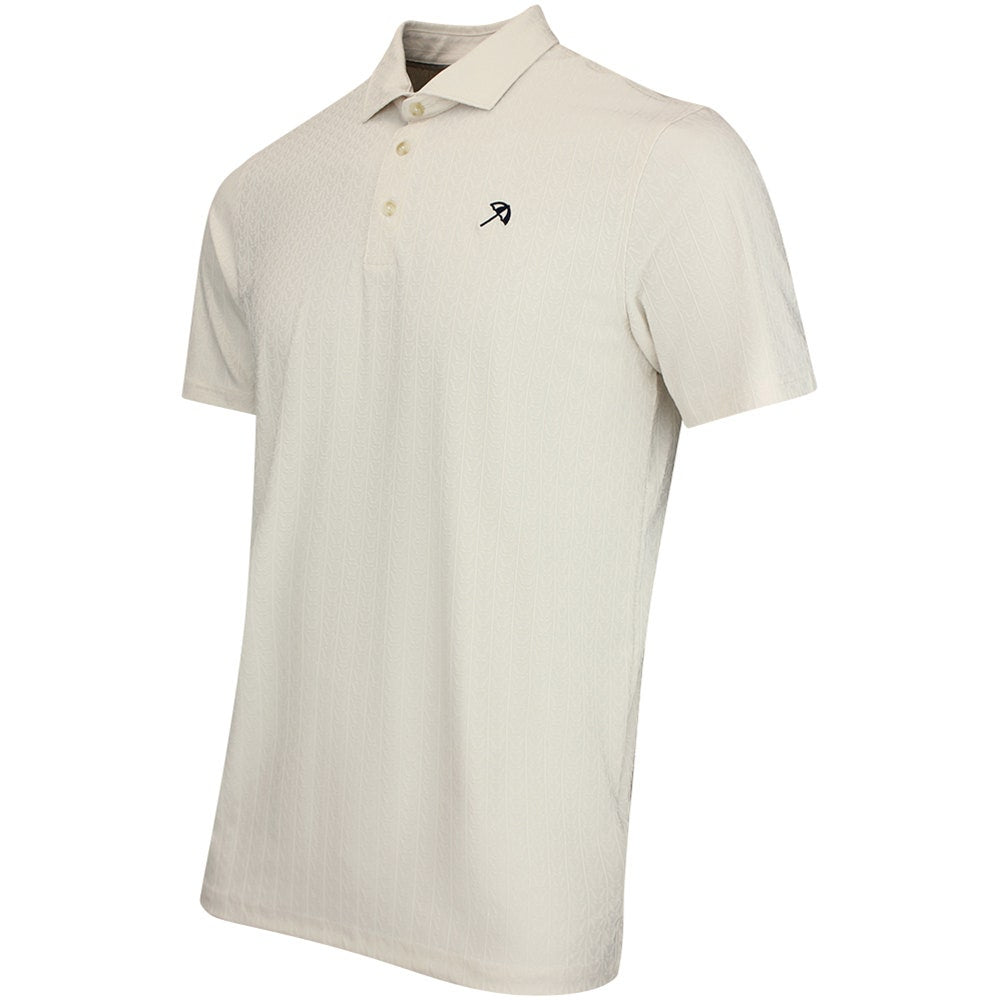 PUMA Golf Shirt - AP Textured Polo - Alpine Snow AW26