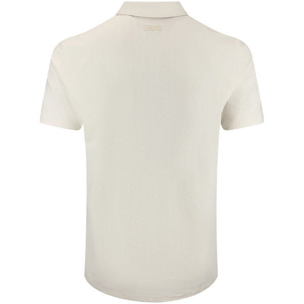 PUMA Golf Shirt - AP Textured Polo - Alpine Snow AW26