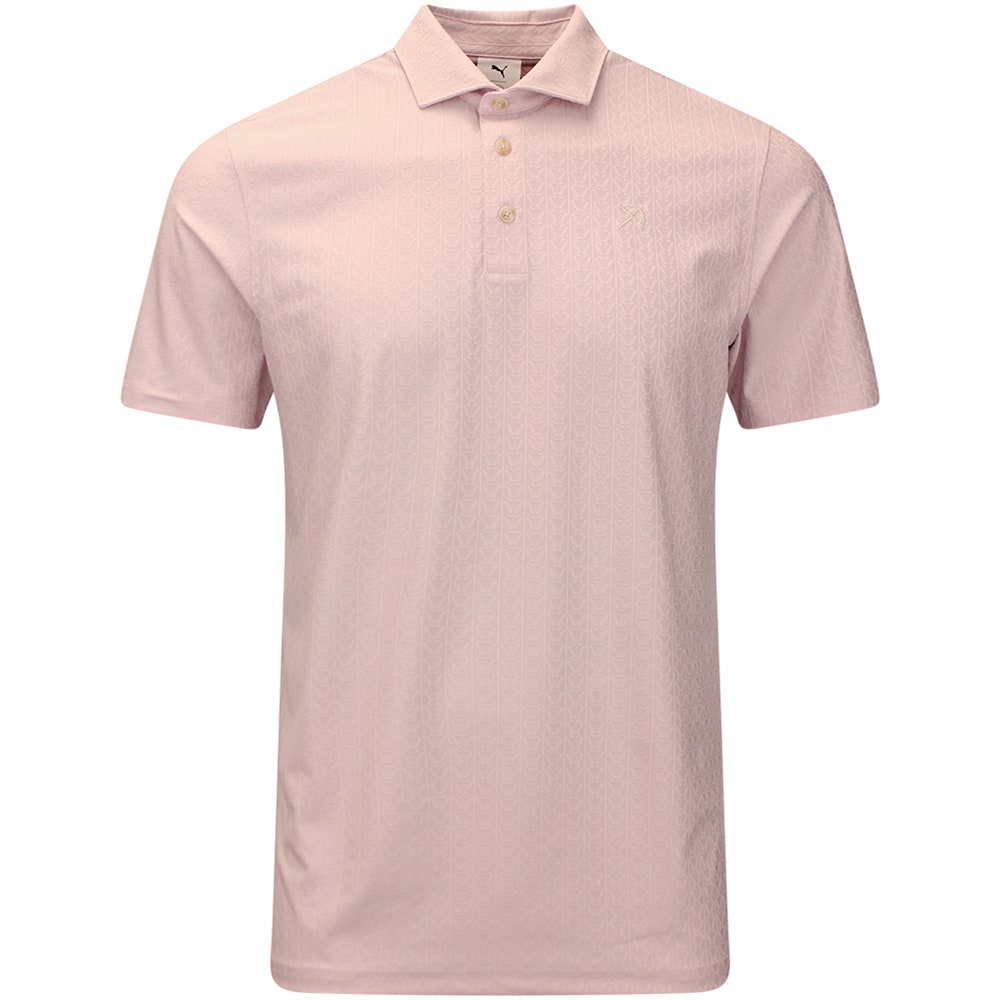 PUMA Golf Shirt - AP Textured Polo - Rose Glow AW26