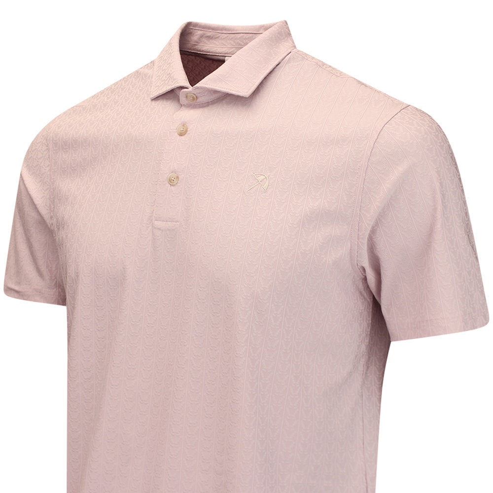 PUMA Golf Shirt - AP Textured Polo - Rose Glow AW26