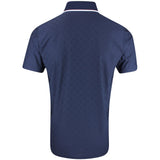 PUMA Golf Shirt - AP Tipped Jacquard Polo - Deep Navy AW25