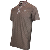 PUMA Golf Shirt - AP Tipped Jacquard Polo - Flat Bronze AW25