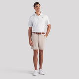 PUMA Golf Shirt - Cloudspun Argyle Bloom Polo - Warm White SS26