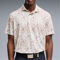 PUMA Golf Shirt - Cloudspun Coastal Claret Polo - Birch AW26