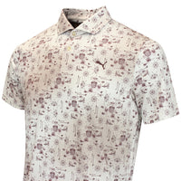 PUMA Golf Shirt - Cloudspun Coastal Claret Polo - Birch AW26