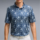 PUMA Golf Shirt - Cloudspun Coastal Claret Polo - Deep Navy AW26
