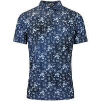 PUMA Golf Shirt - Cloudspun Coastal Claret Polo - Deep Navy AW26
