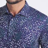 PUMA Golf Shirt - Cloudspun Garden Polo - Deep Navy AW25