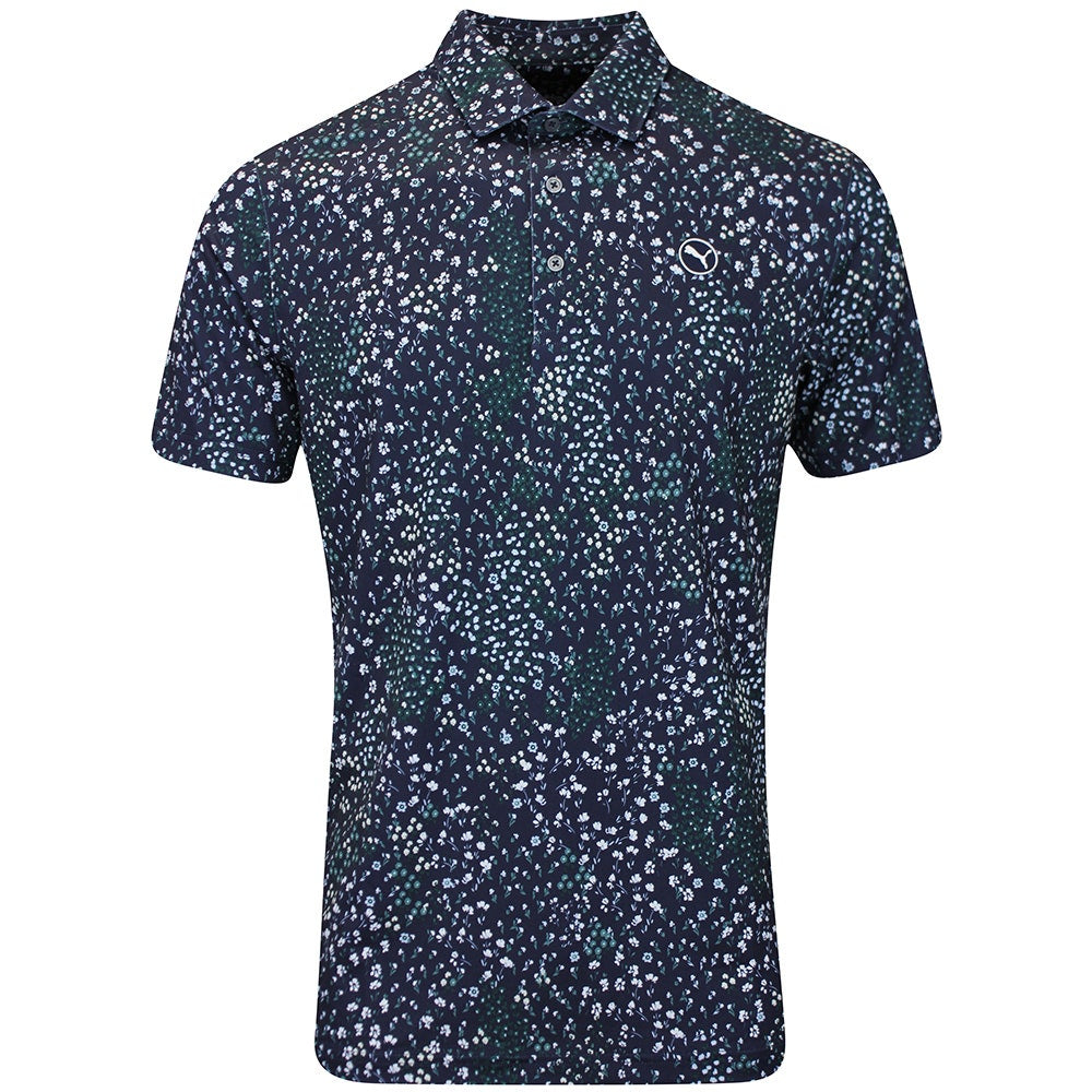 PUMA Golf Shirt - Cloudspun Garden Polo - Deep Navy AW25