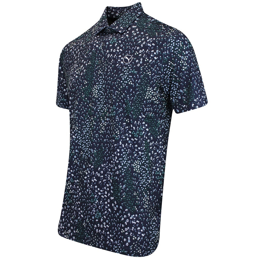 PUMA Golf Shirt - Cloudspun Garden Polo - Deep Navy AW25