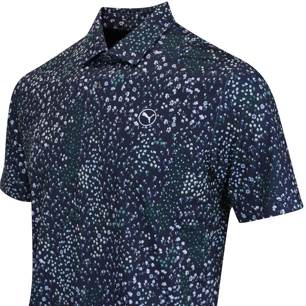 PUMA Golf Shirt - Cloudspun Garden Polo - Deep Navy AW25