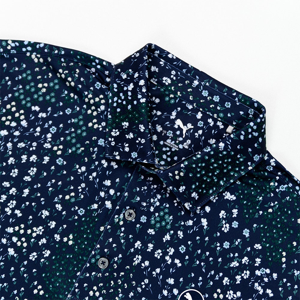 PUMA Golf Shirt - Cloudspun Garden Polo - Deep Navy AW25