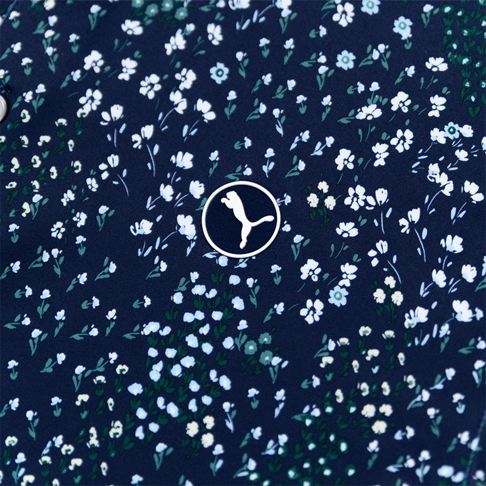 PUMA Golf Shirt - Cloudspun Garden Polo - Deep Navy AW25