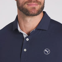 PUMA Golf Shirt - Cloudspun LS Midweight Polo - Deep Navy AW25