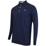 PUMA Golf Shirt - Cloudspun LS Midweight Polo - Deep Navy AW25
