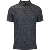 PUMA Golf Shirt - Cloudspun Marine Botanical Polo - Black AW26