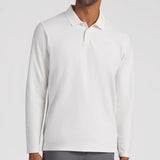 PUMA Golf Shirt - Cloudspun Midweight LS Polo - Warm White AW26
