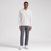 PUMA Golf Shirt - Cloudspun Midweight LS Polo - Warm White AW26