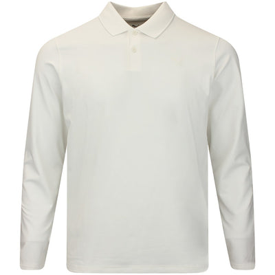 PUMA Golf Shirt - Cloudspun Midweight LS Polo - Warm White AW26