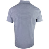 PUMA Golf Shirt - Cloudspun Mono Check Polo - Deep Navy SS26
