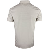 PUMA Golf Shirt - Cloudspun Mono Check Polo - Ice Coffee SS26