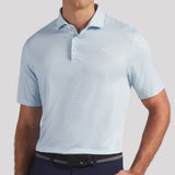 PUMA Golf Shirt - Cloudspun Mono Check Polo - Team Light Blue SS26
