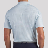 PUMA Golf Shirt - Cloudspun Mono Check Polo - Team Light Blue SS26