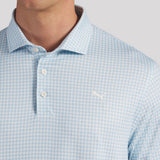 PUMA Golf Shirt - Cloudspun Mono Check Polo - Team Light Blue SS26
