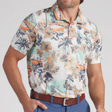 PUMA Golf Shirt - Cloudspun Palm Polo - Warm White SS26