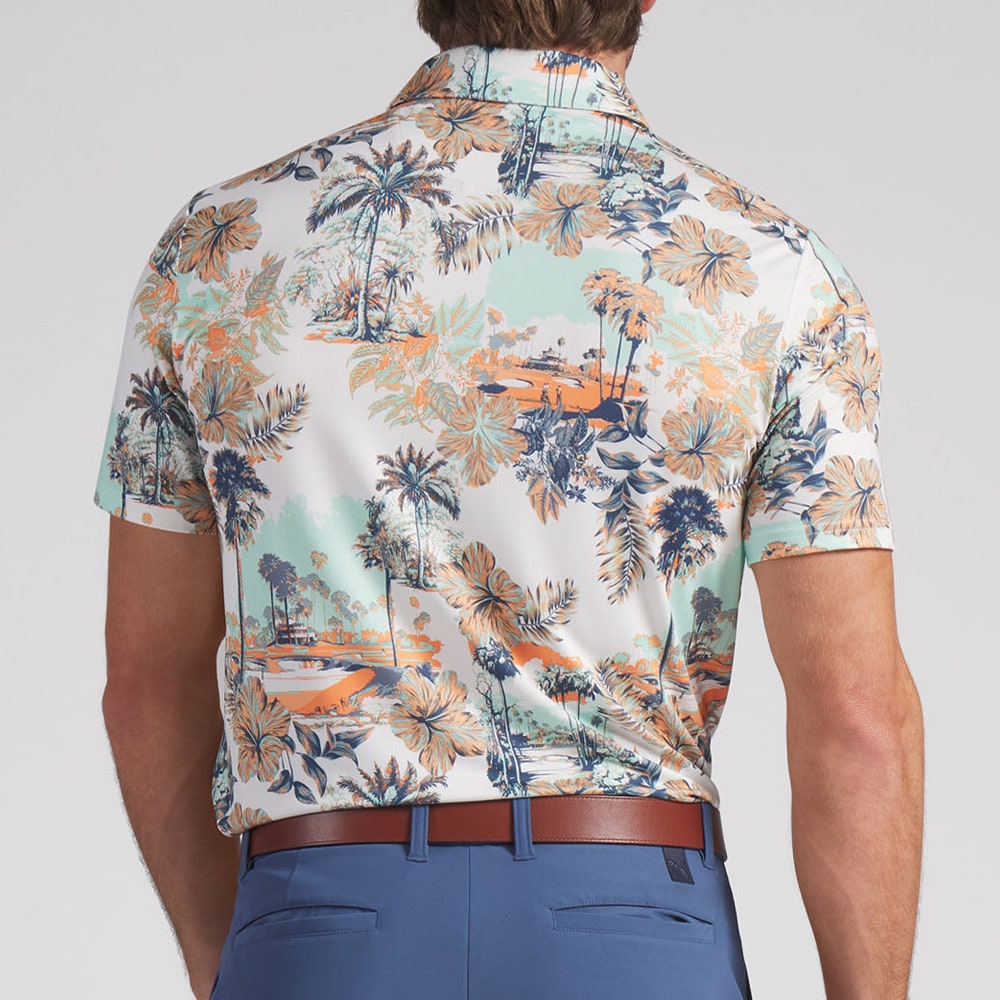 PUMA Golf Shirt - Cloudspun Palm Polo - Warm White SS26