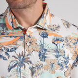 PUMA Golf Shirt - Cloudspun Palm Polo - Warm White SS26