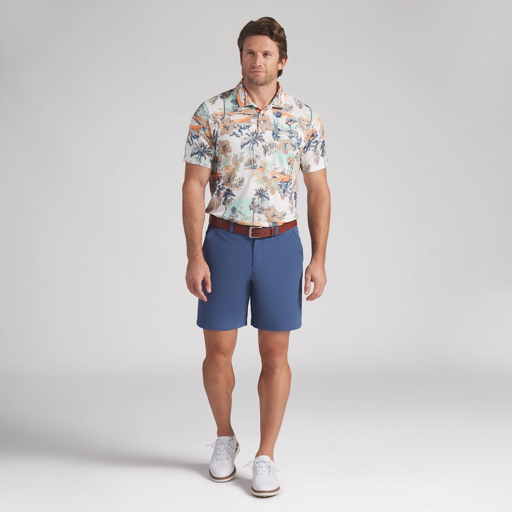PUMA Golf Shirt - Cloudspun Palm Polo - Warm White SS26