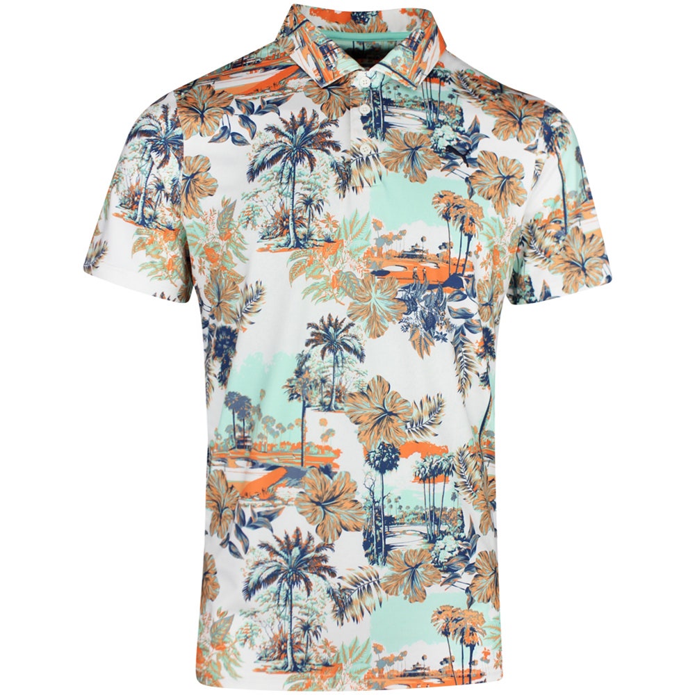 PUMA Golf Shirt - Cloudspun Palm Polo - Warm White SS26
