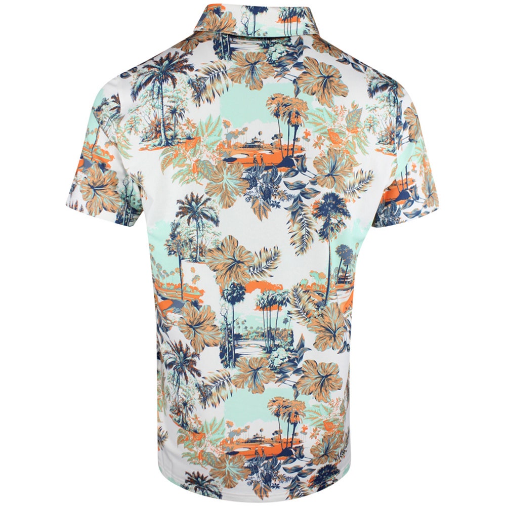 PUMA Golf Shirt - Cloudspun Palm Polo - Warm White SS26