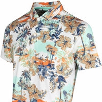 PUMA Golf Shirt - Cloudspun Palm Polo - Warm White SS26