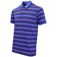 PUMA Golf Shirt - Cloudspun Stripe Polo - Blue Jewel SS26