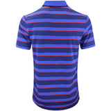 PUMA Golf Shirt - Cloudspun Stripe Polo - Blue Jewel SS26