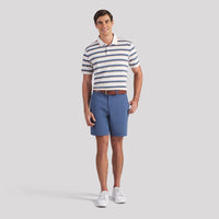 PUMA Golf Shirt - Cloudspun Stripe Polo - Dark Indigo SS26