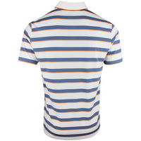 PUMA Golf Shirt - Cloudspun Stripe Polo - Dark Indigo SS26