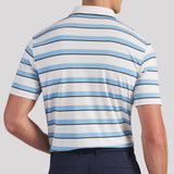 PUMA Golf Shirt - Cloudspun Stripe Polo - Team Light Blue SS26