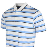 PUMA Golf Shirt - Cloudspun Stripe Polo - Team Light Blue SS26
