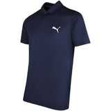 PUMA Golf Shirt - Mattr Brigade 2.0 TOUR Logo Polo - Deep Navy SS26