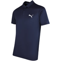 PUMA Golf Shirt - Mattr Brigade 2.0 TOUR Logo Polo - Deep Navy SS26
