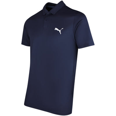 PUMA Golf Shirt - Mattr Brigade 2.0 TOUR Logo Polo - Deep Navy SS26