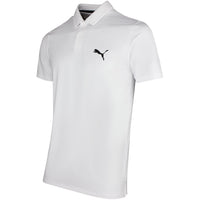 PUMA Golf Shirt - Mattr Brigade 2.0 TOUR Logo Polo - White Glow SS26