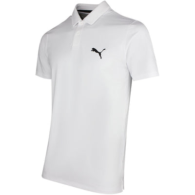 PUMA Golf Shirt - Mattr Brigade 2.0 TOUR Logo Polo - White Glow SS26