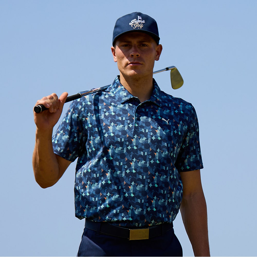 PUMA Golf Shirt - Mattr Deco Polo - Deep Navy SS26