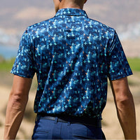 PUMA Golf Shirt - Mattr Deco Polo - Deep Navy SS26