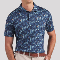 PUMA Golf Shirt - Mattr Deco Polo - Deep Navy SS26