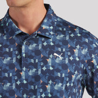 PUMA Golf Shirt - Mattr Deco Polo - Deep Navy SS26